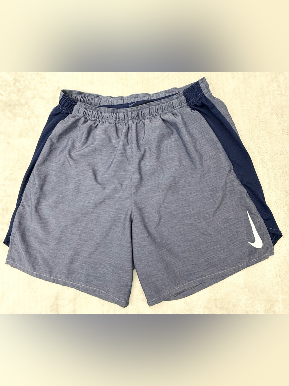 Nike Men's Challenger Dri-FIT Running Shorts Obsidian Blue Heather Large
